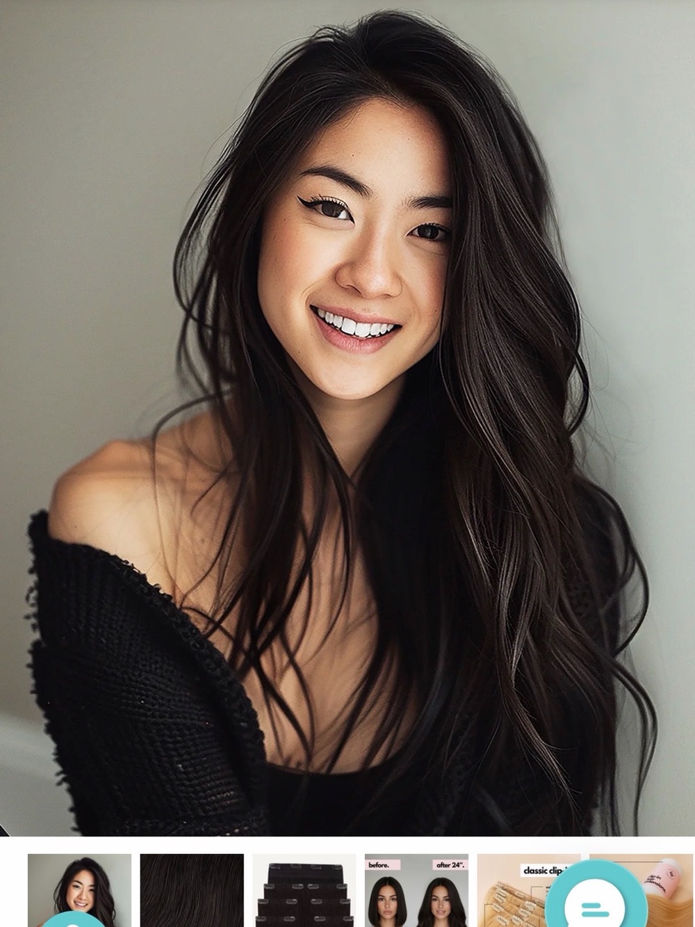 Irresistible Me 16” Dark Brown Extensions